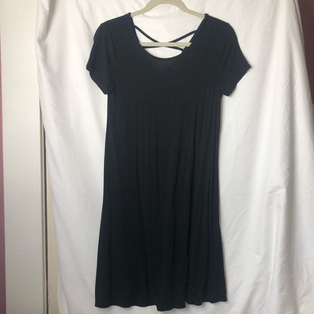Mossimo Black XS T-Shirt Dress